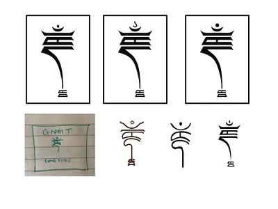 Da TaKo logo design process adobe illustrator bhutan bhutanese branding da tako design graphic design illustration iteration logo logo design process minimal music passion process vector