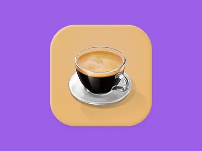 Coffee App icon app icon branding coffee graphic design logo