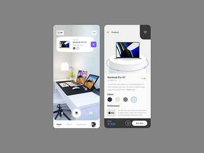 E-commerce app through AR-Scan app application branding design dribbble figma graphic design mobileapp motion graphics ui uidesign uiinspiration uiuxdesign uxdesign