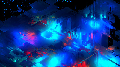 Live Visuals - 2022.021 - Tesseract after effects live loop motion design visuals vj
