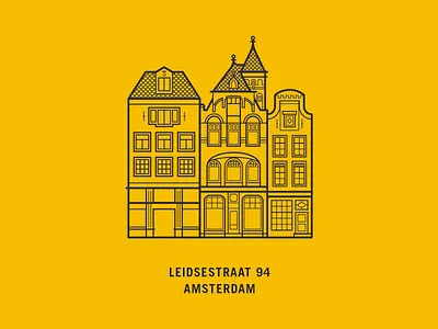 Coffee packaging illustration amsterdam coffee holland hous icon illustration line linedrawing packagaing symbol