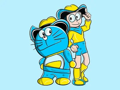 Hand drawn cartoon characters. art artist cartoon design handdrawn illustration logo
