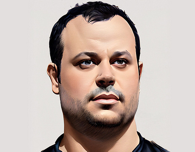 Is AI a threat? a2591 acrylic ai art artificial intelligence artist avatar character concept art future illustration illustrator man men portrait
