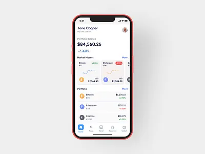 Crypto Wallet - Mobile App app app design banking bitcoin blockchain crypto crypto currency crypto wallet mobile app cryptocurrency currency experience design graphic design interface design investment mobile mobile app mobile app design mobile design ui wallet