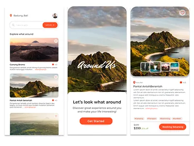 Travel app redesign app design graphic design illustration mobile design ui ux