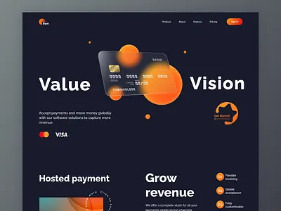 💳 Ren - Homepage UI Concept (Design branding design figma financial homepage design illustration landing page design logo ui ui concept ui design uiux uiux design ux ux design web design web ui design website design