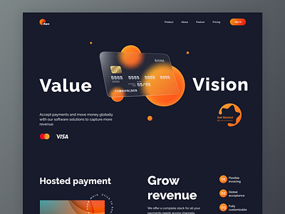 💳 Ren - Homepage UI Concept (Design branding design figma financial homepage design illustration landing page design logo ui ui concept ui design uiux uiux design ux ux design web design web ui design website design