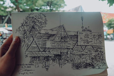 Drawing Sketch - Urban Sketchers Vietnam architecture drawing art dessin drawing drawing sketch drawing sketches drawings illustration kí họa ký họa painting pencil sketch plein air sketch sketchbook sketches vẽ kí họa vẽ ký họa