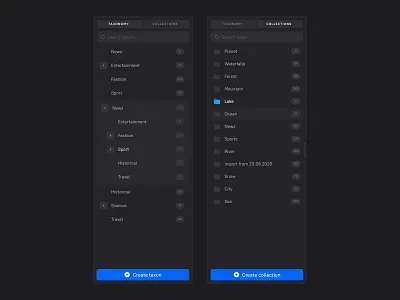 Sidebar design sidebar ui ux