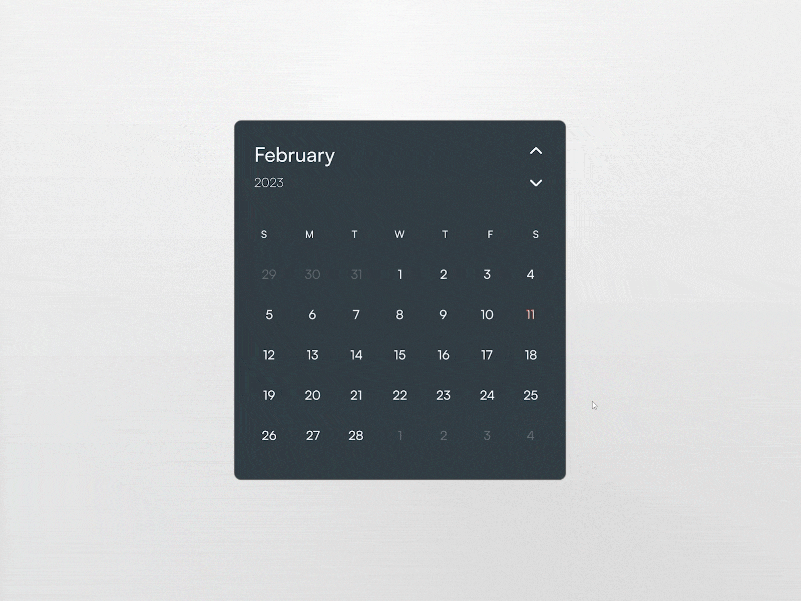 Daily UI #080: Date Picker 080 ui uidesign