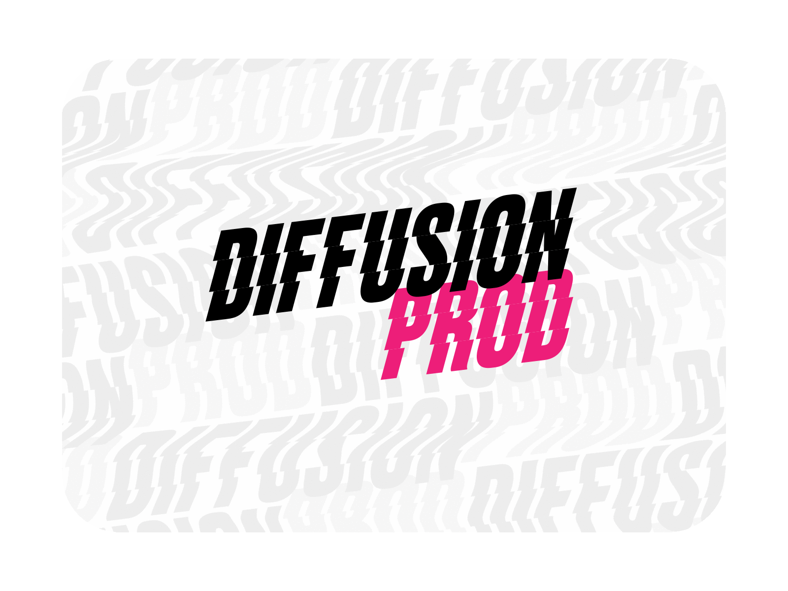 Diffusion Prod animated logo animated branding design film graphique guidelines identity logo