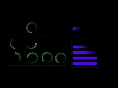 Loading Elements Design bar branding design elements figma loading loading bar logo prototype spinning ui vector