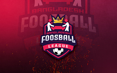 Bangladesh Foosball Mascot Logo graphic design illustration logo vector