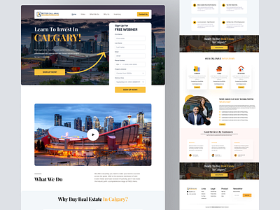 Property Investing Landing Page Concept 2023 branding design figma graphic design landing page landingpage ui uidesign uiux uiuxdesign ux