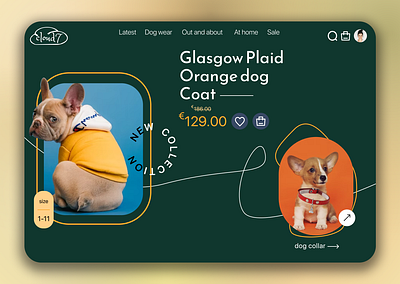 Pet clothing store branding design graphic design ui ux vector