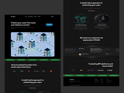 Shield Landing Page