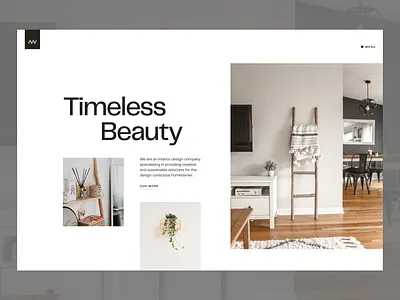 Interior Design branding design figma logo typography ui ux web website