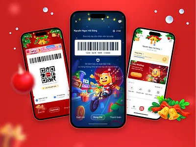 Merry Christmas App 🎄 cat christmas illustration santa secret santa ui