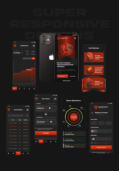 Blockonnect Mobile affinitydesigner branding design graphic design illustration illustrator logo ui ux vector