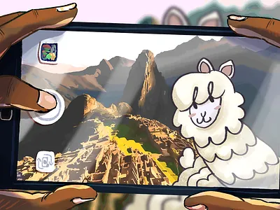Remembering Peru alpaca blog cute illustration peru