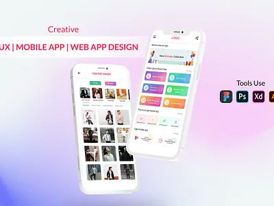 Creative User Interface Application app design graphic design logo ui ux
