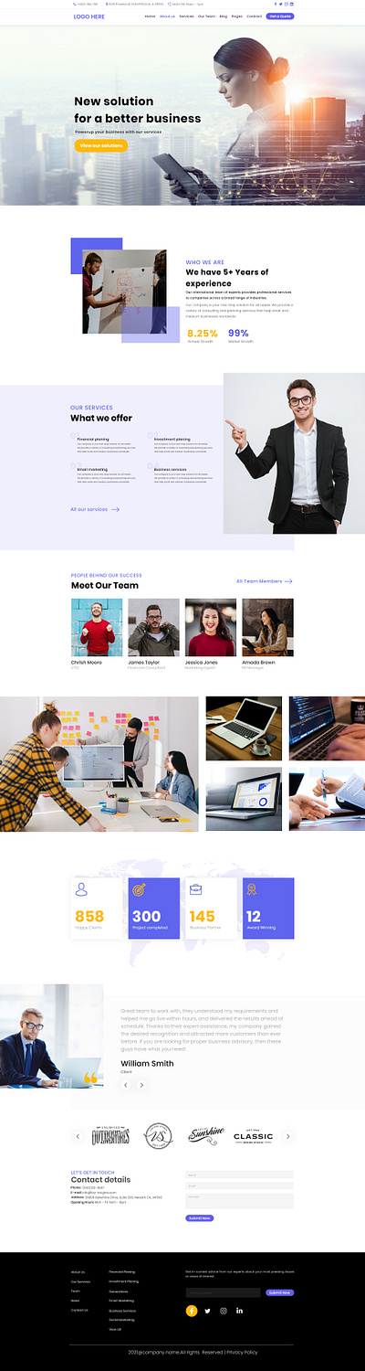 Expands Business website design graphic design ui ux web