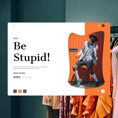 Fashion design figma graphic design ui ux webdesign