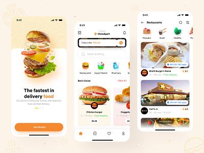 Order Anything... app app concept app design branding delivery design flat food illustration logo mobile app movile online order order swiggy typography ui ux vector zomato