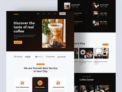 Coffee Shop Website ashik coffee app coffee shop website coffeeshop coffeeshop landing page drinks drinks web e commerce e commerce web food app foodweb homepage ios landingpage popular shot restaurant web tea ui uiux websitedesign