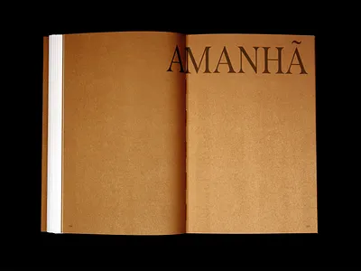 Amanhã (tomorrow) book editorial publication