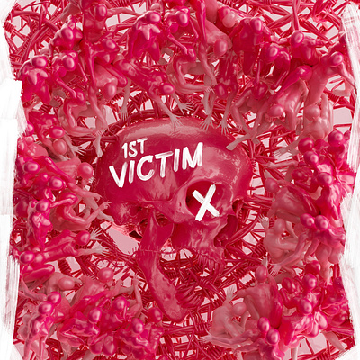 V I C T I M 3d c4d design freak illustration monster nft octane render skull zbrush