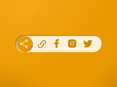 Daily UI 010 - Social Share design ui