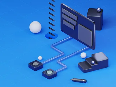 blcopyui8 3d blender illustration