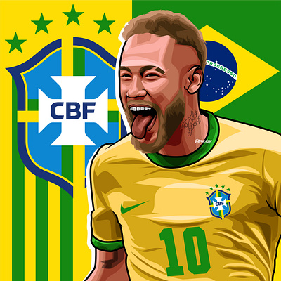 NeymarJr brazil brazil football brazillian digitalart fifa fifaworldcup football football poster illustration neymar neymar poster neymarjr soccer soccer poster sport sport poster worldcup