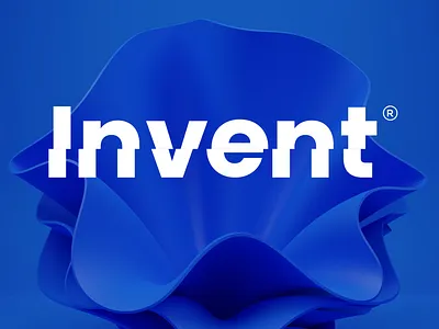 Invent modern, logomark, Typography, Wordmark logo design branding font logo graphic design illustration lettering lettermark logo logo design minimal text logo typography wordmark