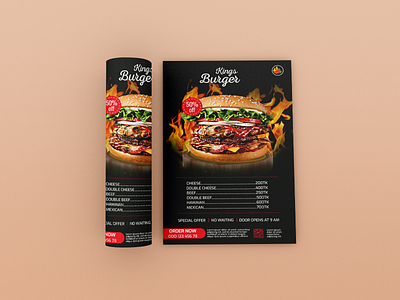 Food Flyer Design burger flyer burger menu design corporate flyer delicious food menu fast food flyer flyer design food branding menu food flyer menu card minimul food flyer restuarent menu spicy food burger menu