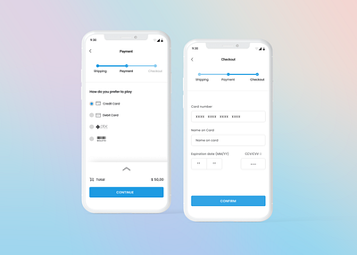 Mobile App Design - Checkout app app design checkout design design app interface mobile mobile mobile design mobile designer ui ui design ui designer