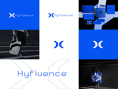 Hyfluence™ Logo & Brand identity blue brand brand identity branding design graphic design graphic designer identity design lettermark logo logo design logoconcept logodaily logogrid logoideas logoinspiration logomark monogram trustworthy visual identity