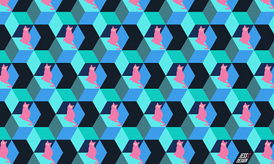 Q-Cat cat design graphic design illustration pattern design