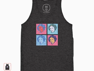 Orphan, princess, admiral, spy postmodern screenprint star wars starwars warhol