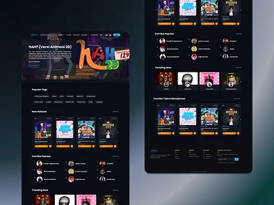 Redesign Comika.id app appsdesign branding comedy design designer figma figmadesign graphic design landingpage motion graphics redesign ui uiux ux web design