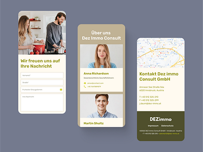 Real estate management company - Mobile company design homepage interface mobile modern real estate responsive ui ux ui design web design website