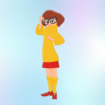 Velma Dinkley / Scooby-Doo adobe illustrator design graphic design illustration logo vector