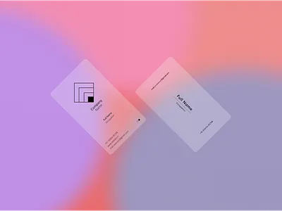 Business Card Mockup (Template) branding business card card design figma graphic design ui