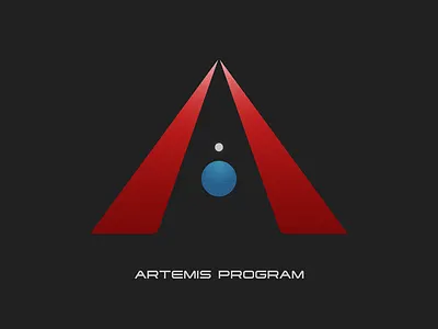 Artemis Program illustration logo nasa physics science space