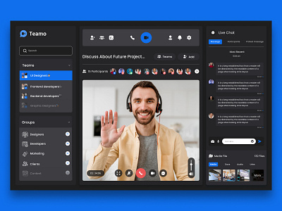 Team Chat Webapp app design branding clean concept design dribbble dsahboard graphic design mobileapp team chat ui ux webapp webdesign