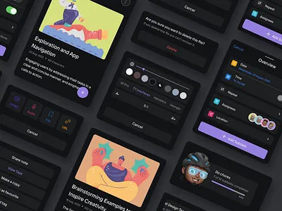 Notes and Reminders Mobile App app calender management minimal mobile app mobile design notes productivity productivity app schedule task task management ui