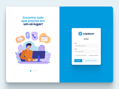 Tela de login criado no Figma! branddesign branddesigner branding dashboard design designer de interface graphic graphic design graphic designer icon identidade visual illustration interface login logo ui ui designer ux designer