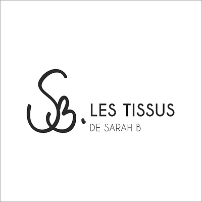 Les Tissus de Sarah B l Logo concept