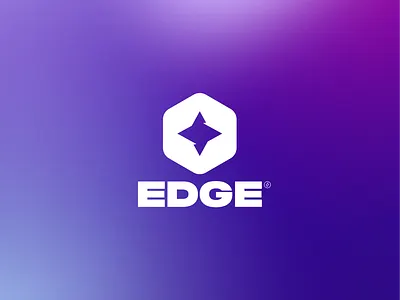 EDGE Logo Design app branding design edge graphic graphic designer hexagon logo logo design malaysia mobile mobile app vector